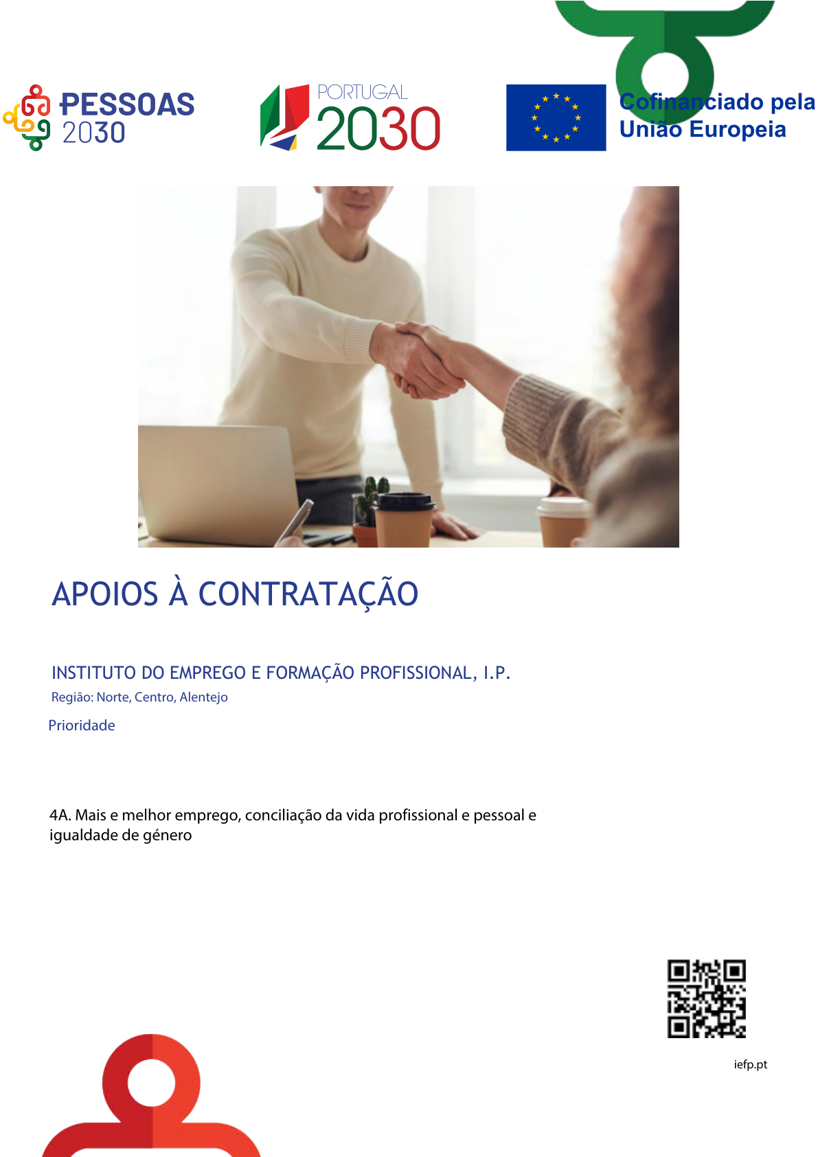 Cartaz do apoio Pessoa 2030